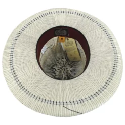 Biltmore Vintage Couture Flush Bangora Shantung Straw Fedora Hat 7 Biltmore Vintage Couture Flush Bangora Shantung Straw Fedora Hat -Brixton Hats shop 445580