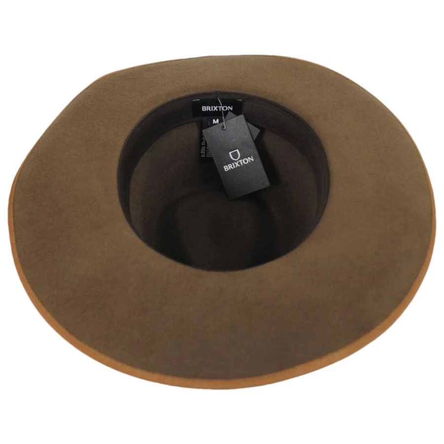 Brixton Hats Reno Wool Felt Fedora Hat 5 Brixton Hats Reno Wool Felt Fedora Hat - Image 3