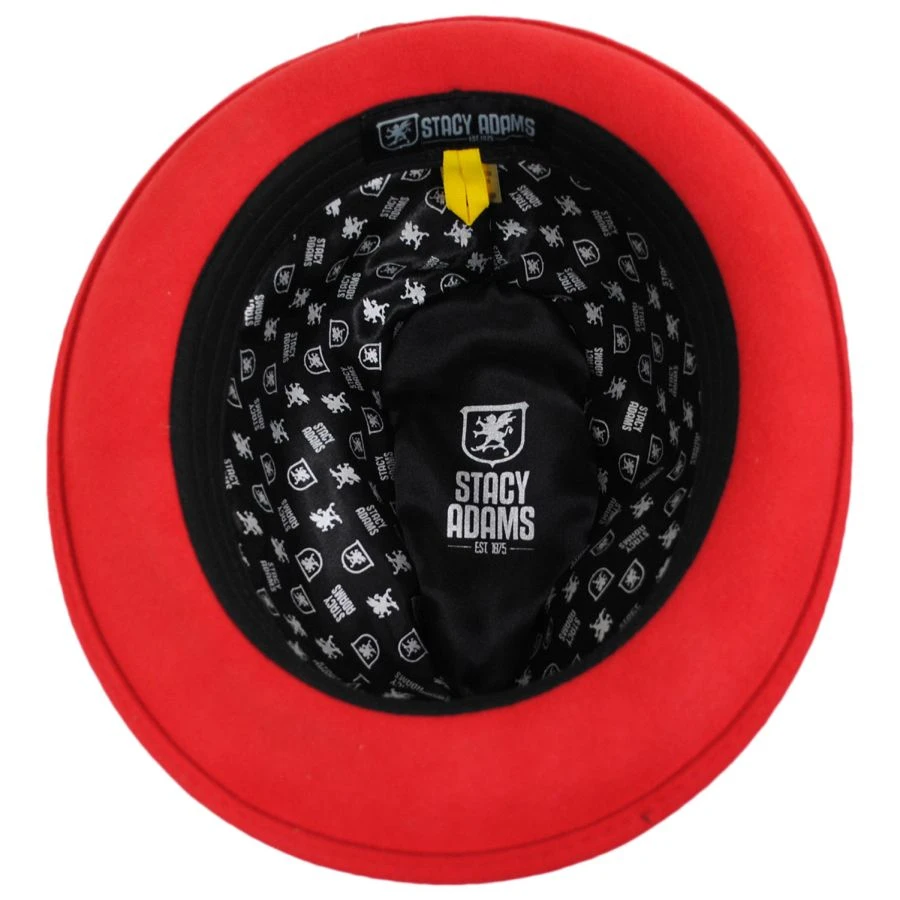 Stacy Adams Crushable Wool Felt Fedora Hat 5 Stacy Adams Crushable Wool Felt Fedora Hat - Image 3