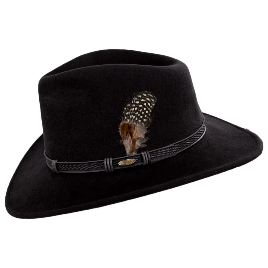 Scala Falkirk Wool Felt Outback Hat 3 Scala Falkirk Wool Felt Outback Hat - Image 2