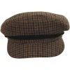 Brixton Hats Tweed Plaid Fiddler's Cap - Caramel 2 Brixton Hats Tweed Plaid Fiddler's Cap - Caramel -Brixton Hats shop 448806