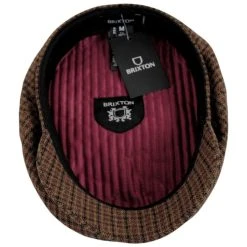 Brixton Hats Tweed Plaid Fiddler's Cap - Caramel 7 Brixton Hats Tweed Plaid Fiddler's Cap - Caramel -Brixton Hats shop 448812