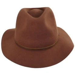 Brixton Hats Wesley Packable Wool Felt Fedora Hat
