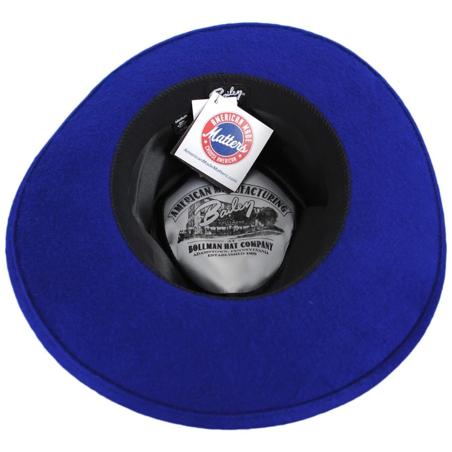 Bailey Conlon Wool Felt Fedora Hat 5 Bailey Conlon Wool Felt Fedora Hat - Image 3