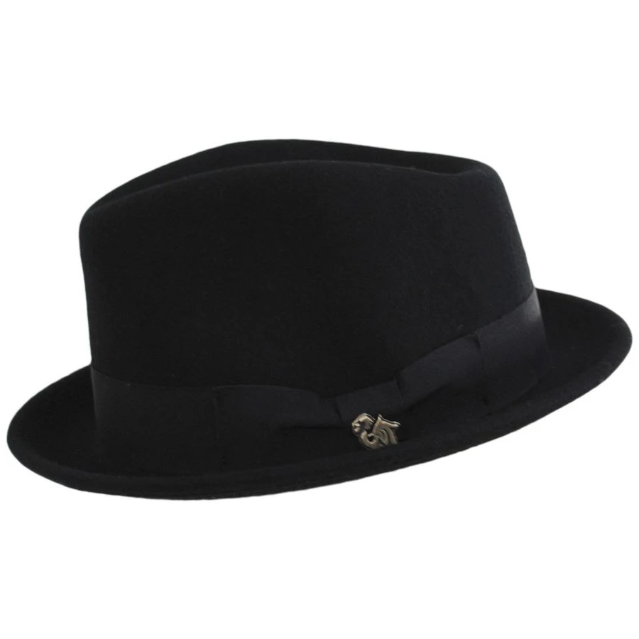 BIGALLI Roma Wool Felt Fedora Hat 4 BIGALLI Roma Wool Felt Fedora Hat - Image 2