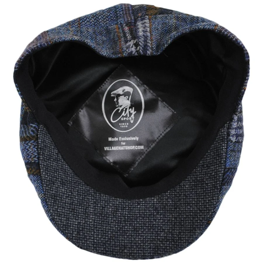 City Sport Caps Patchwork British Wool Pub Ivy Cap 5 City Sport Caps Patchwork British Wool Pub Ivy Cap - Image 3