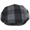 Baskerville Hat Company Basset Wool Check Ivy Cap 2 Baskerville Hat Company Basset Wool Check Ivy Cap -Brixton Hats shop 453731