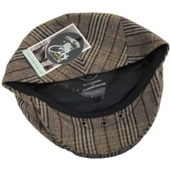City Sport Caps Plaid Cashmere And Wool Ivy Cap -Brixton Hats shop 454239