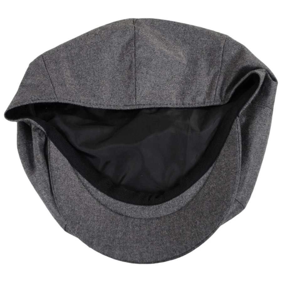 Baskerville Hat Company Vauxhall Wool Poplin Newsboy Cap 5 Baskerville Hat Company Vauxhall Wool Poplin Newsboy Cap - Image 3