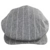 Baskerville Hat Company Adelphi Wool Pinstripe Square Bill Ivy Cap 1 Baskerville Hat Company Adelphi Wool Pinstripe Square Bill Ivy Cap -Brixton Hats shop 454413