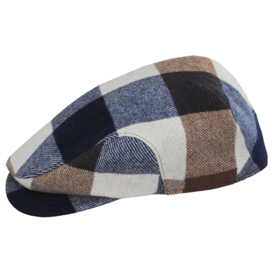Baskerville Hat Company Austen Wool Check Square Bill Ivy Cap 4 Baskerville Hat Company Austen Wool Check Square Bill Ivy Cap - Image 2