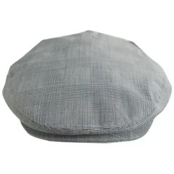 Baskerville Hat Company Benedict Wool Glenplaid Ivy Cap