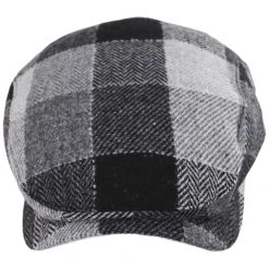 Wigens Caps Patchwork Herringbone Wool Ivy Cap