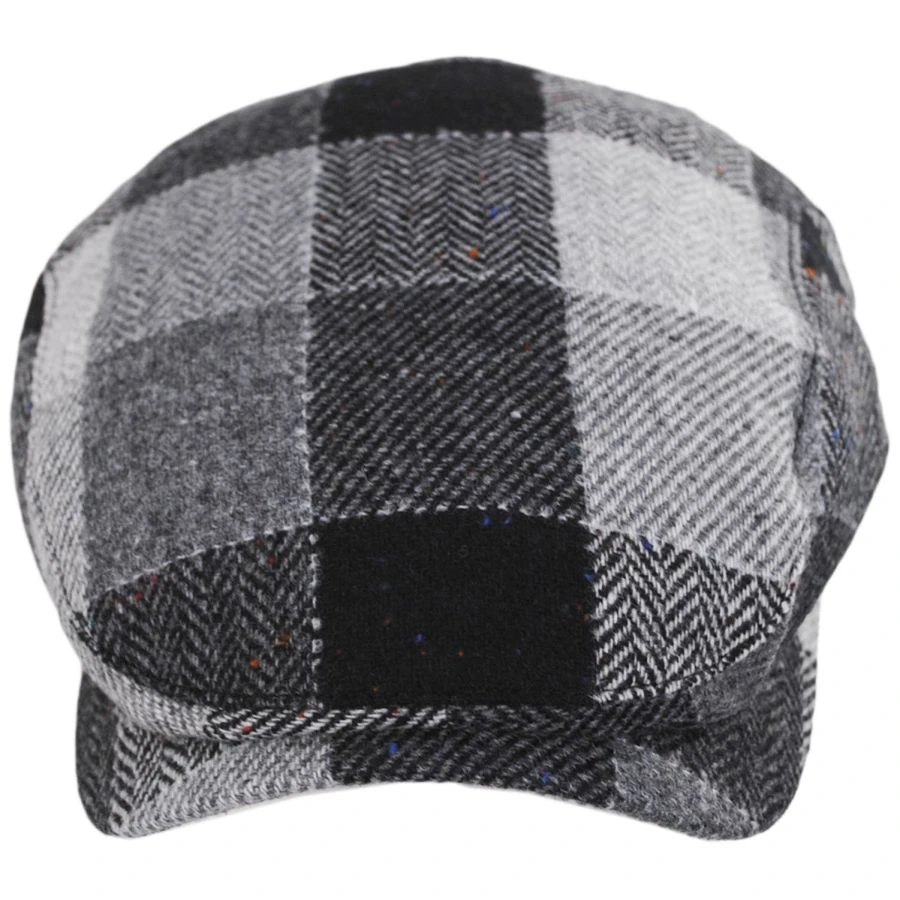 Wigens Caps Patchwork Herringbone Wool Ivy Cap 3 Wigens Caps Patchwork Herringbone Wool Ivy Cap