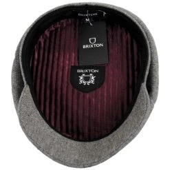 Brixton Hats Tweed Fiddler's Cap - Gray/Charcoal 7 Brixton Hats Tweed Fiddler's Cap - Gray/Charcoal -Brixton Hats shop 456348