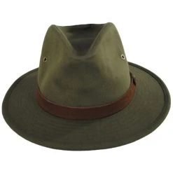 Brixton Hats Messer X Adventure Cotton Safari Fedora Hat