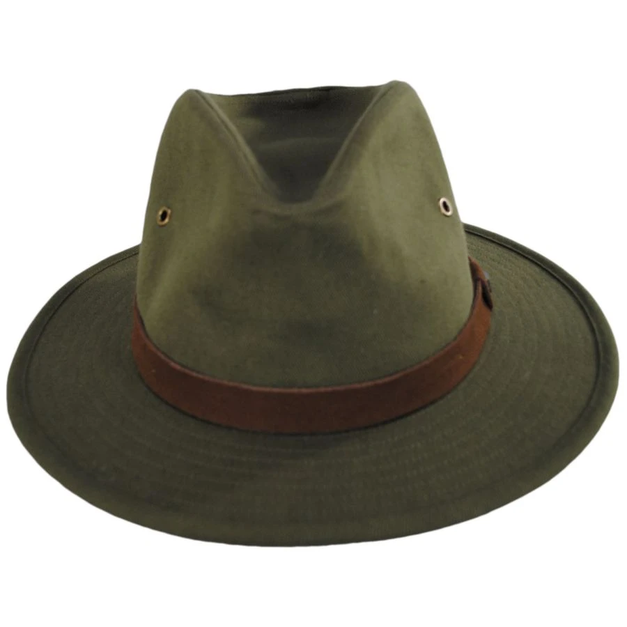 Brixton Hats Messer X Adventure Cotton Safari Fedora Hat 3 Brixton Hats Messer X Adventure Cotton Safari Fedora Hat