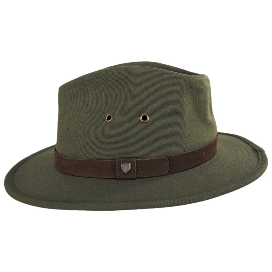 Brixton Hats Messer X Adventure Cotton Safari Fedora Hat 4 Brixton Hats Messer X Adventure Cotton Safari Fedora Hat - Image 2