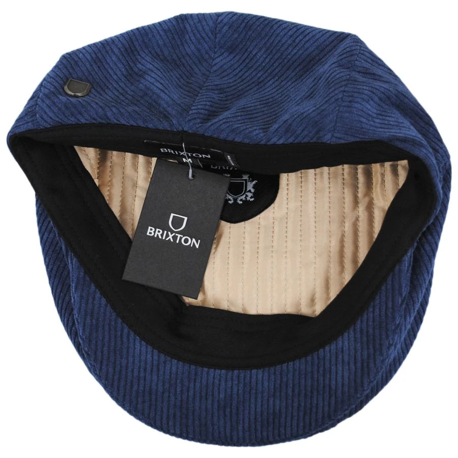 Brixton Hats Hooligan Baggy Wide Wale Corduroy Ivy Cap 5 Brixton Hats Hooligan Baggy Wide Wale Corduroy Ivy Cap - Image 3