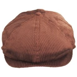 Brixton Hats Brood Cotton Wide Wale Corduroy Newsboy Cap - Caramel