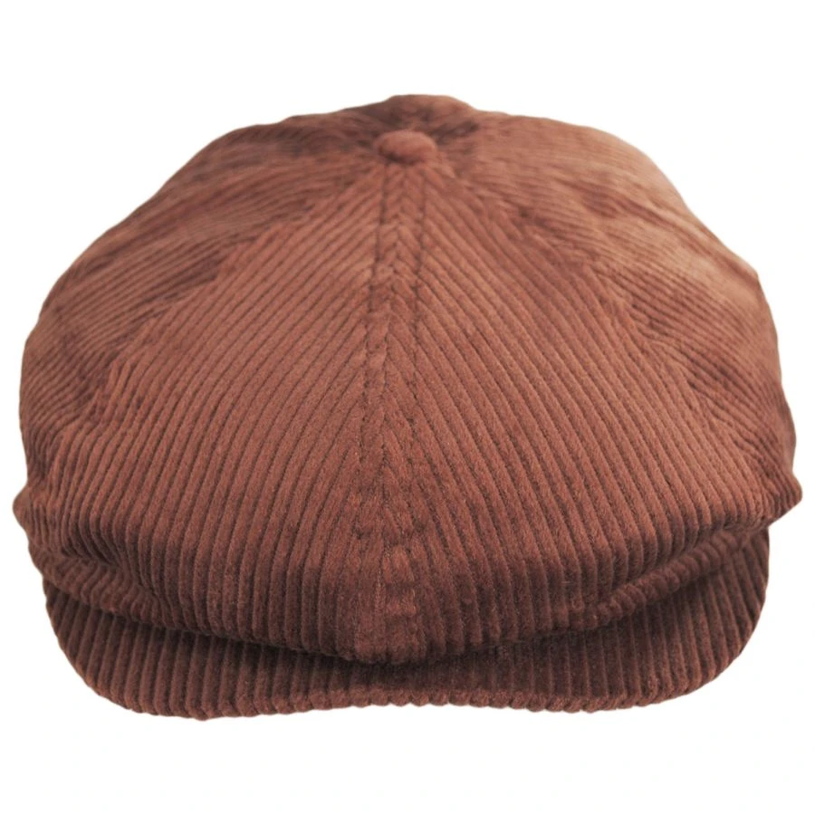 Brixton Hats Brood Cotton Wide Wale Corduroy Newsboy Cap - Caramel 3 Brixton Hats Brood Cotton Wide Wale Corduroy Newsboy Cap - Caramel