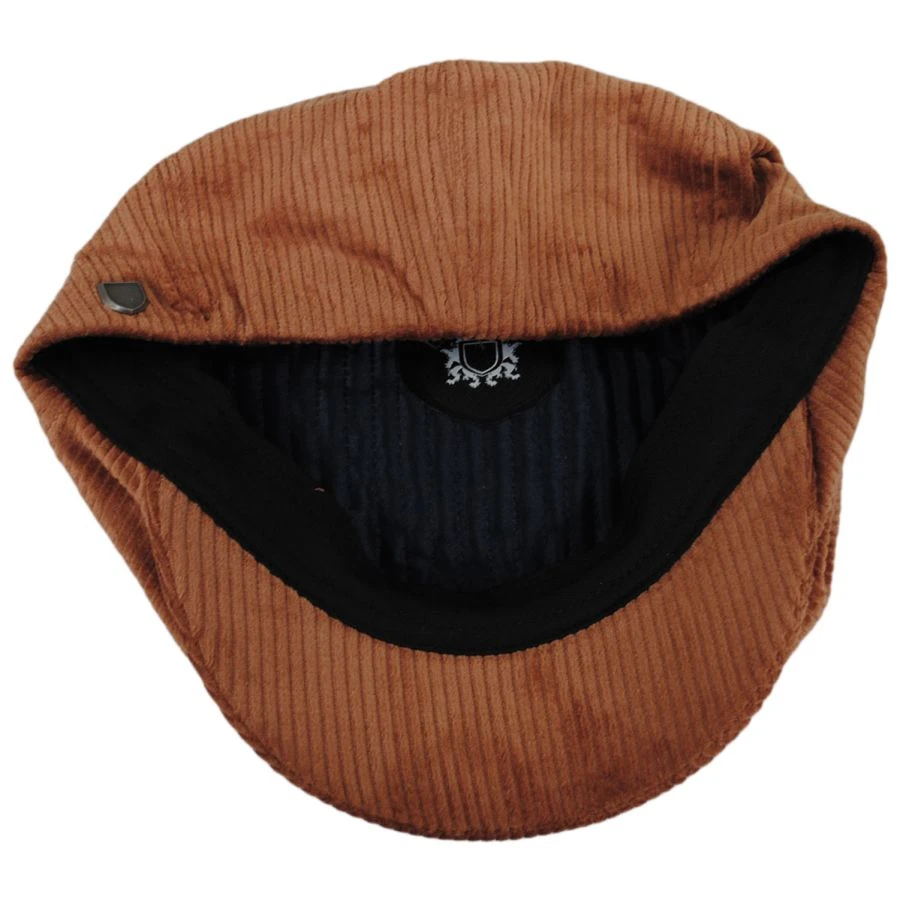 Brixton Hats Brood Cotton Wide Wale Corduroy Newsboy Cap - Caramel 5 Brixton Hats Brood Cotton Wide Wale Corduroy Newsboy Cap - Caramel - Image 3