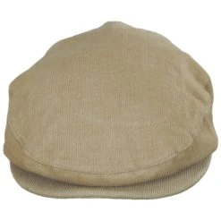 Brixton Hats Hooligan Cotton Pinwale Corduroy Ivy Cap - Sand