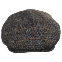 Bailey Lou Herringbone Plaid Wool Ivy Cap