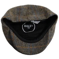 Bailey Lou Herringbone Plaid Wool Ivy Cap -Brixton Hats shop 458370