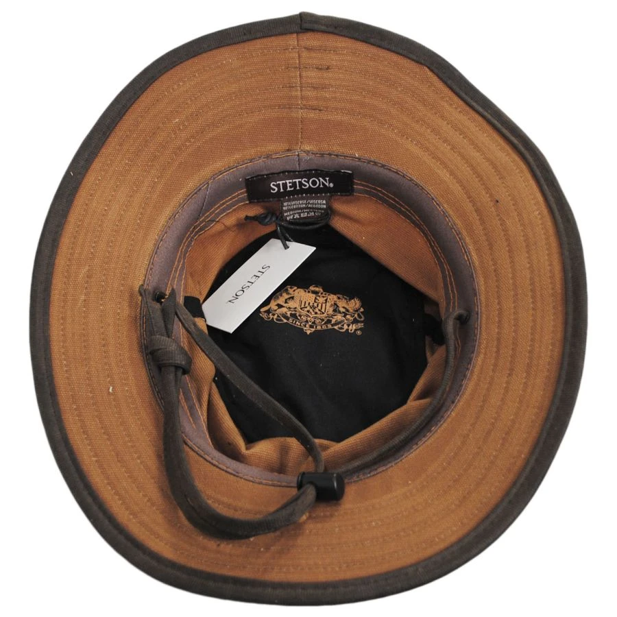 Stetson Cycle Wax Cotton Blend Camper Hat 5 Stetson Cycle Wax Cotton Blend Camper Hat - Image 3