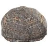 Brixton Hats Brood Houndstooth Plaid Wool Blend Newsboy Cap -Brixton Hats shop 460923
