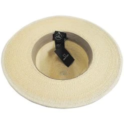 Brixton Hats Field Proper Palm Straw Fedora Hat - Natural -Brixton Hats shop 462573