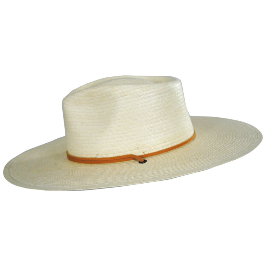 Biltmore Vintage Couture Canyon Moon Palm Straw Rancher Fedora Hat 4 Biltmore Vintage Couture Canyon Moon Palm Straw Rancher Fedora Hat - Image 2