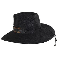 Nikki Beach Twilight Toyo Straw Fedora Hat -Brixton Hats shop 463167