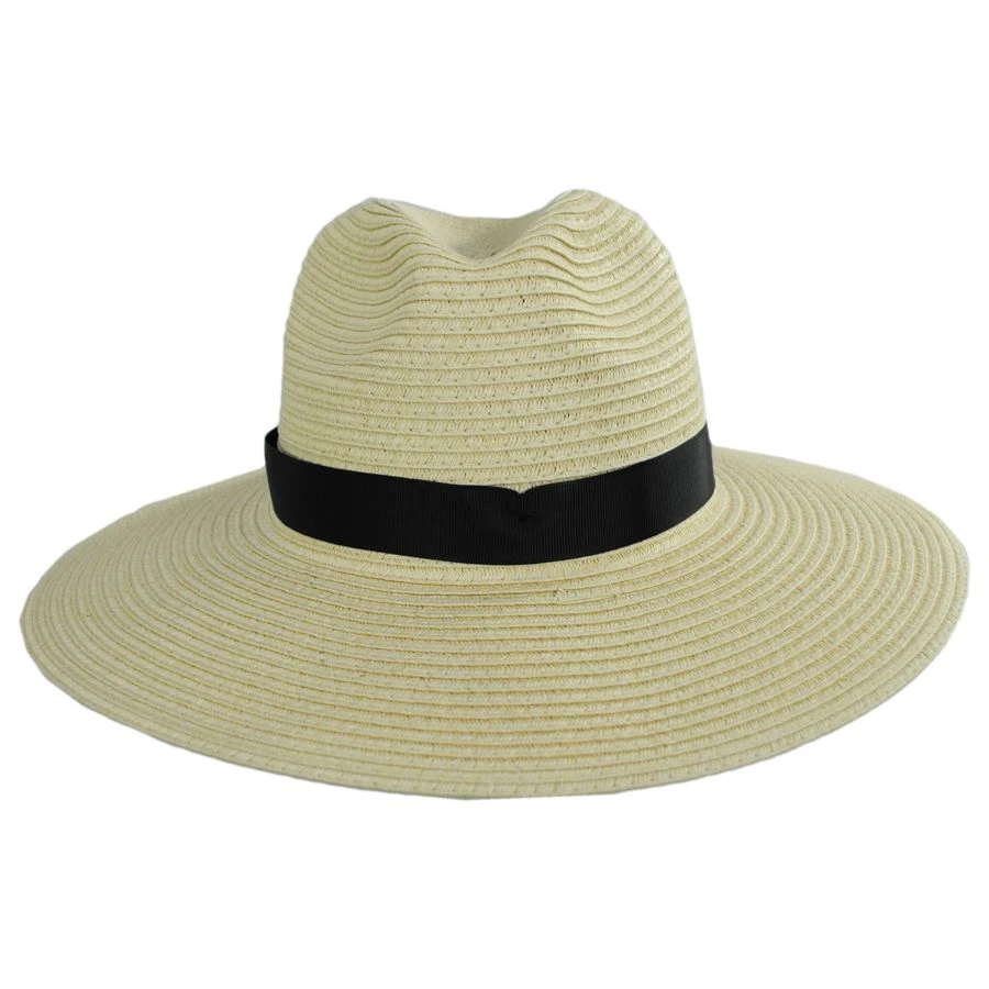 Nikki Beach Andi Toyo Braid Fedora Hat 3 Nikki Beach Andi Toyo Braid Fedora Hat