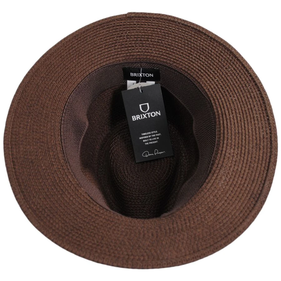 Brixton Hats Rio Toyo Straw Safari Fedora Hat 5 Brixton Hats Rio Toyo Straw Safari Fedora Hat - Image 3