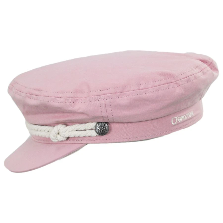 Brixton Hats Cotton Fiddler's Cap - Pink 4 Brixton Hats Cotton Fiddler's Cap - Pink - Image 2