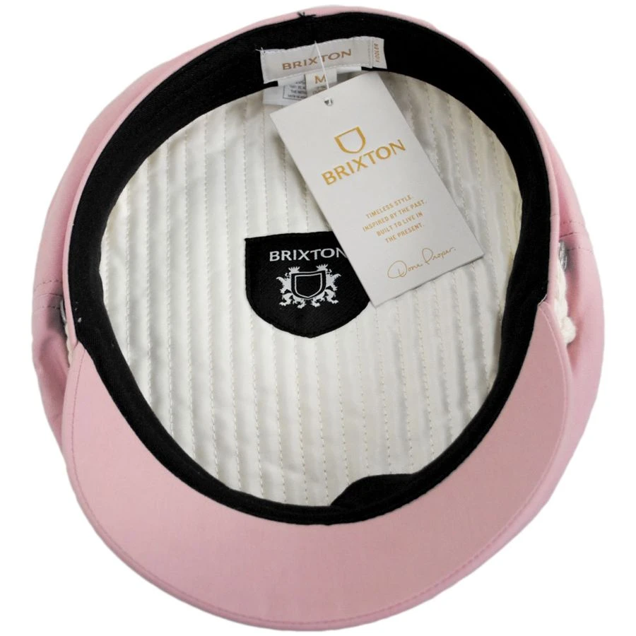 Brixton Hats Cotton Fiddler's Cap - Pink 5 Brixton Hats Cotton Fiddler's Cap - Pink - Image 3