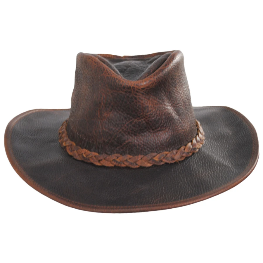 Henschel Walker Raging Bull Leather Western Hat 3 Henschel Walker Raging Bull Leather Western Hat