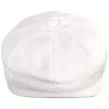 Baskerville Hat Company Glasbury Cotton Herringbone Newsboy Cap - Ivory 1 Baskerville Hat Company Glasbury Cotton Herringbone Newsboy Cap - Ivory -Brixton Hats shop 465465