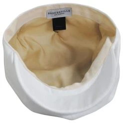 Baskerville Hat Company Glasbury Cotton Herringbone Newsboy Cap - Ivory 7 Baskerville Hat Company Glasbury Cotton Herringbone Newsboy Cap - Ivory -Brixton Hats shop 465471