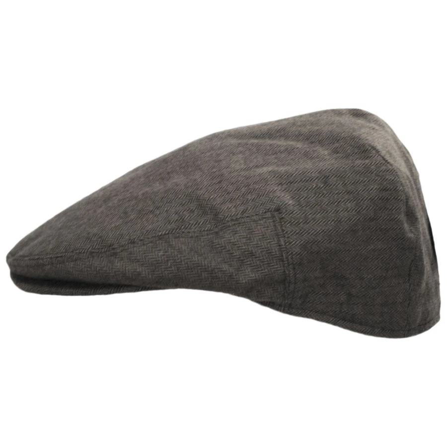 Baskerville Hat Company Swansea Cotton Herringbone Ivy Cap 4 Baskerville Hat Company Swansea Cotton Herringbone Ivy Cap - Image 2