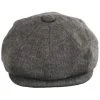 Baskerville Hat Company Cardiff Cotton Herringbone Newsboy Cap