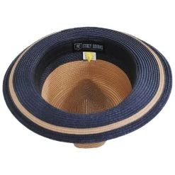 Stacy Adams Rodano Poly Braid Two Tone Fedora Hat 7 Stacy Adams Rodano Poly Braid Two Tone Fedora Hat -Brixton Hats shop 466136