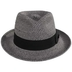 Scala Marton Toyo Straw Fedora Hat