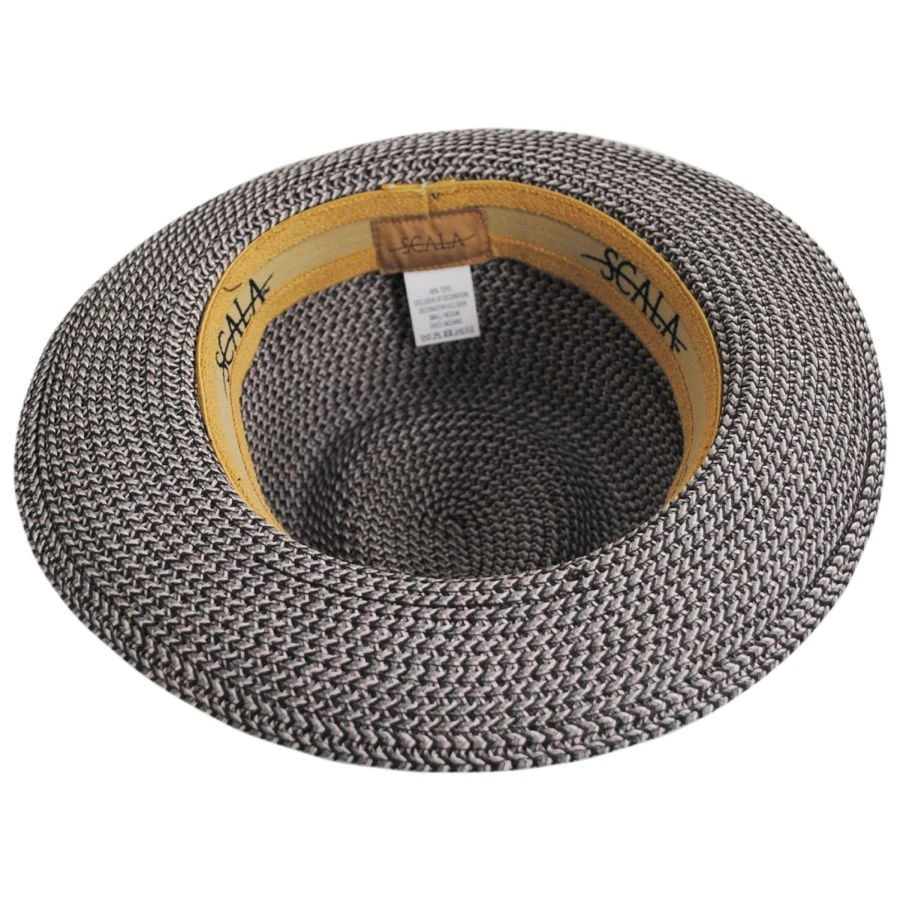 Scala Marton Toyo Straw Fedora Hat 5 Scala Marton Toyo Straw Fedora Hat - Image 3