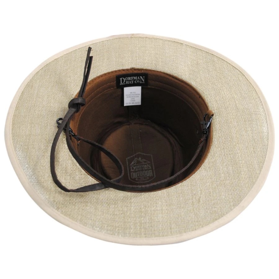 Dorfman Pacific Company Texarkana Toyo Straw Outback Hat 5 Dorfman Pacific Company Texarkana Toyo Straw Outback Hat - Image 3