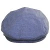 Baskerville Hat Company Tenby Mini Windowpane Cotton Ivy Cap -Brixton Hats shop 466614