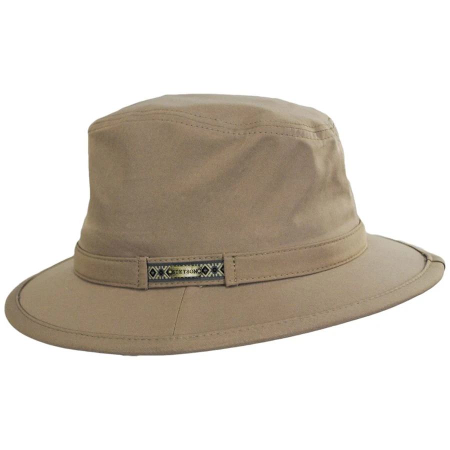 Stetson Clipper Brushed Microfiber Safari Fedora Hat 4 Stetson Clipper Brushed Microfiber Safari Fedora Hat - Image 2