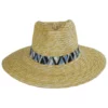 Nikki Beach Mykonos Milan Straw Rancher Fedora Hat -Brixton Hats shop 467489